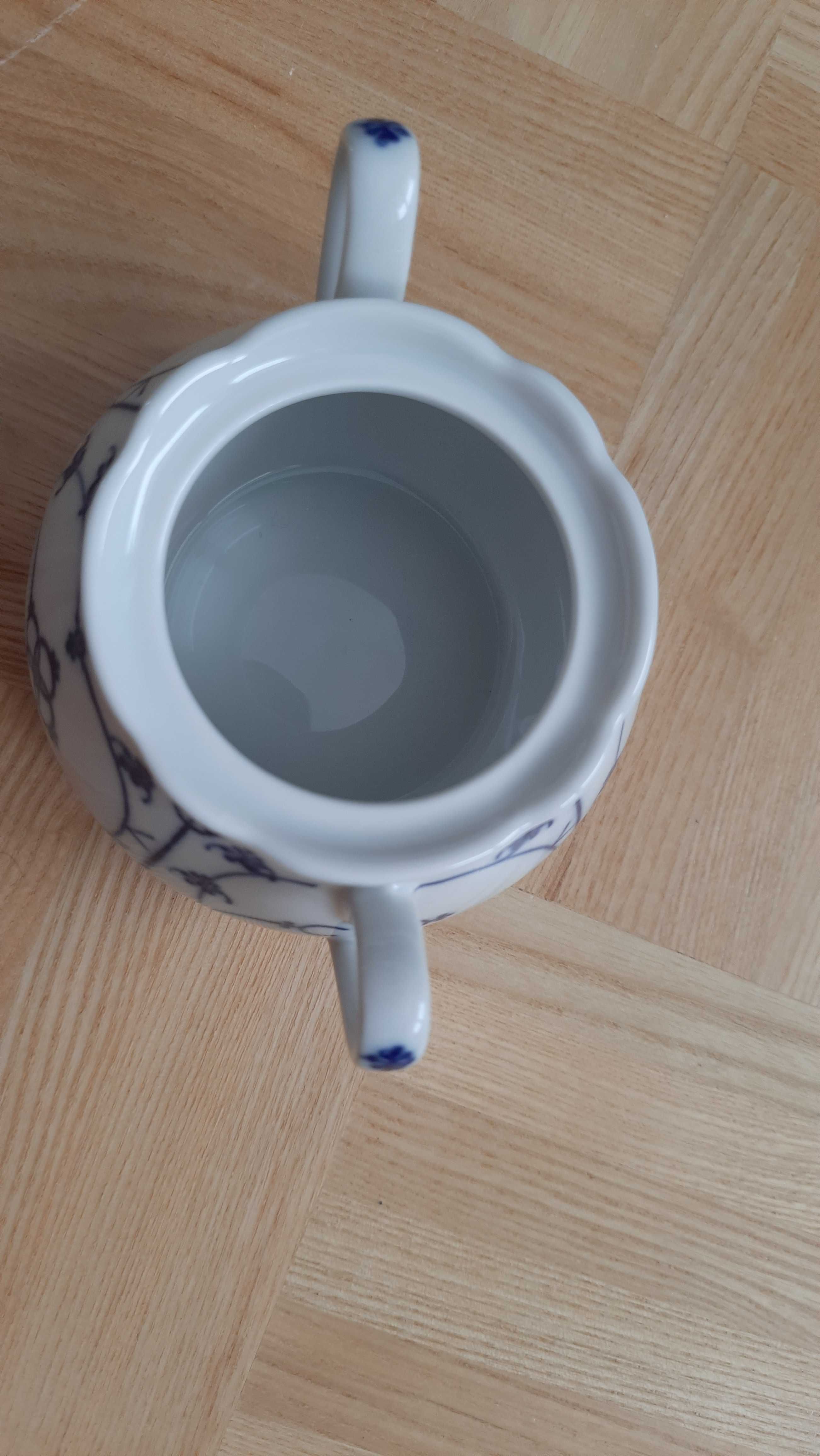 cukierniczka wzór słomkowy indisch blau