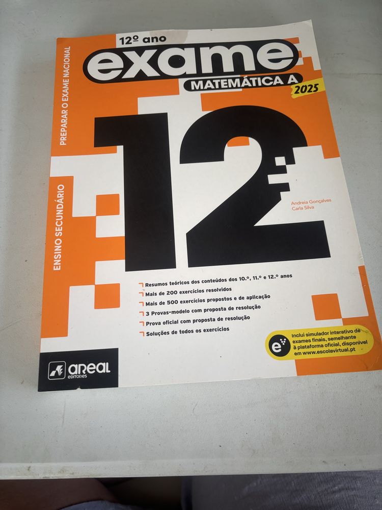 12 ano Exame Matemática A -2025