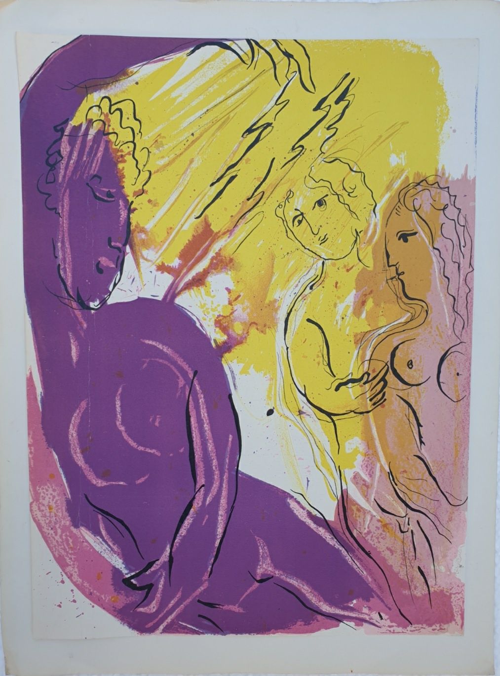 Марк Шагал - оригинальная литография 1956 и 1960