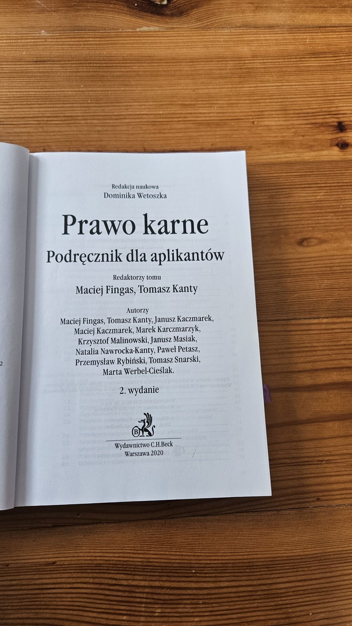 Prawo karne. Podręcznik dla aplikantów