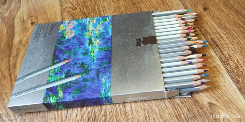 Олівці кольорові Marco 36 кольорів.Карандаши цветные Марко