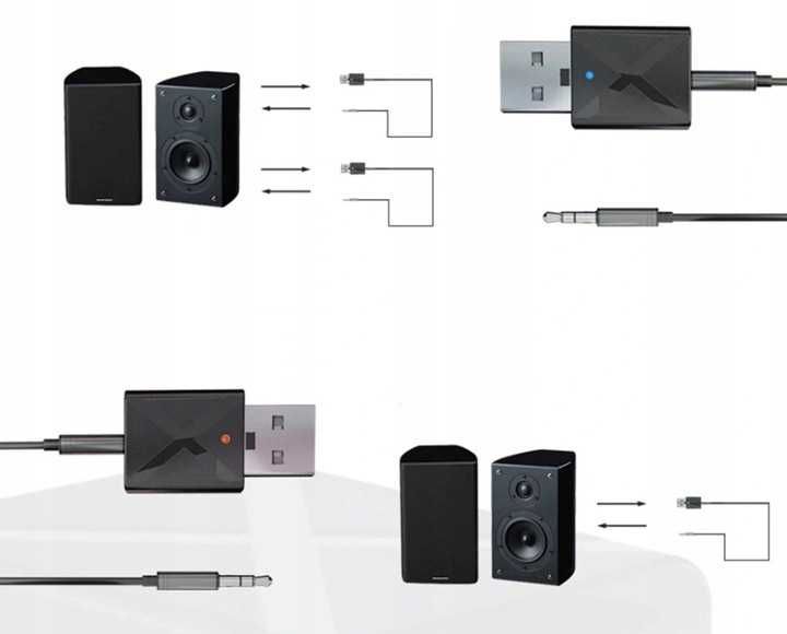 Transmiter USB Nadajnik Odbiornik Bluetooth Audio *VideoPlay Wejherowo