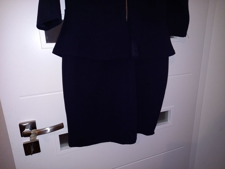 Granatowa sukienka r. L