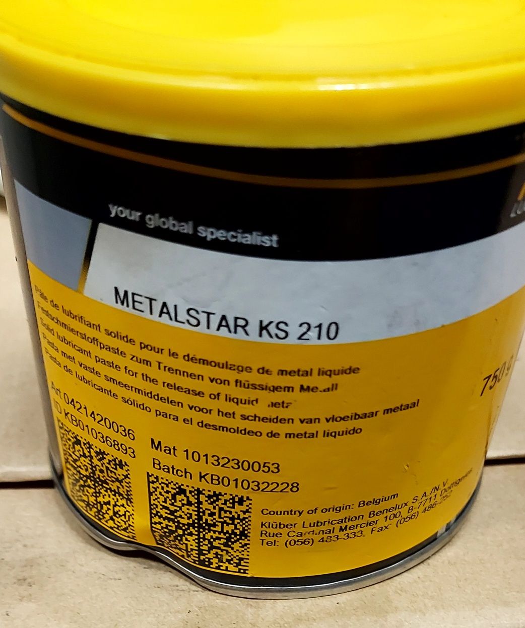 METALSTAR KS 210 Smar do odlewów ciśnieniowych stopów aluminium.