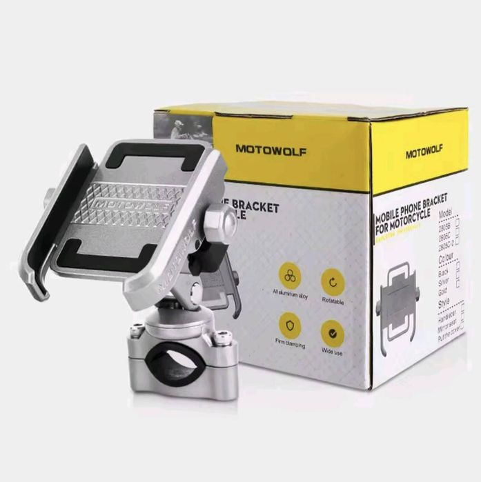 Тримач телефона на руль Motowolf