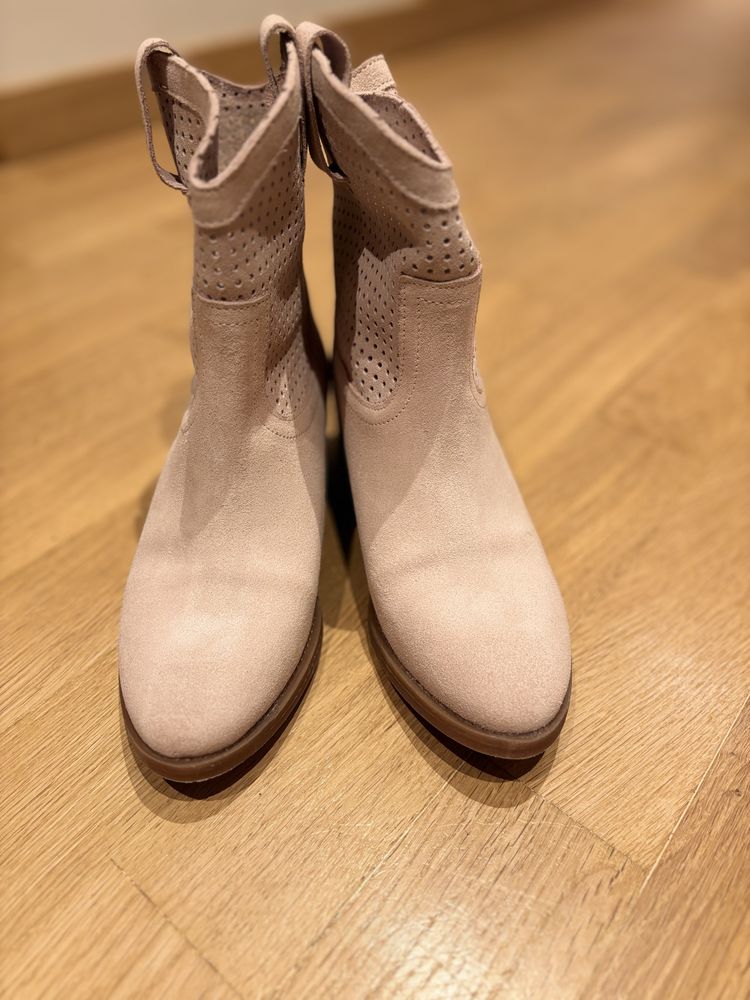 Botas rosa Nude, nº 37, Marca Tapadas