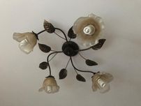 Komplet lampa sufitowa i 2 kinkiety.