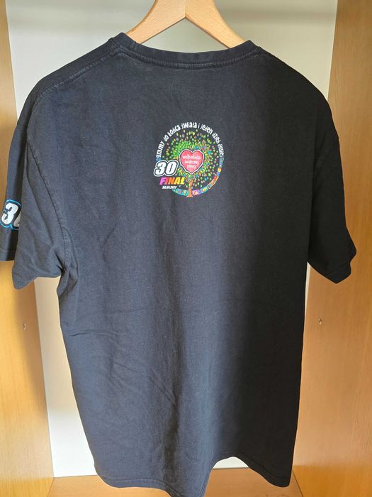 Koszulka WOŚP 30. Finał 2022 – czarna, XL – stan dobry