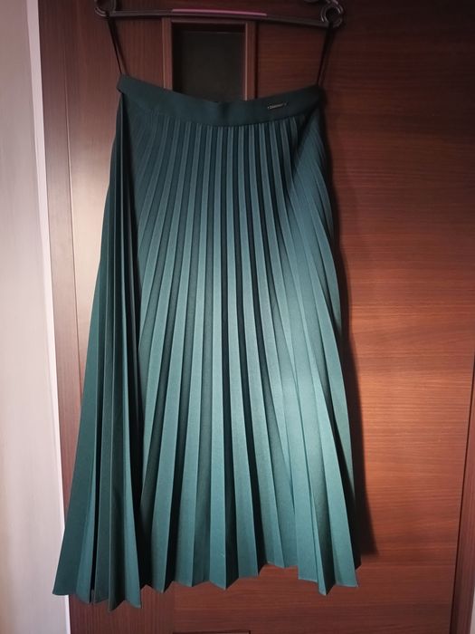 Spódnica plisowana More'moi 36 zielona