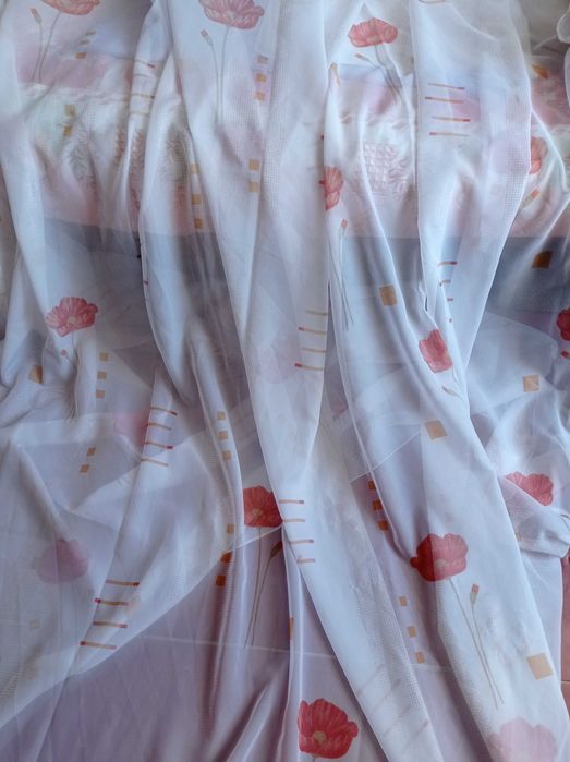 Тюль шифон широкая