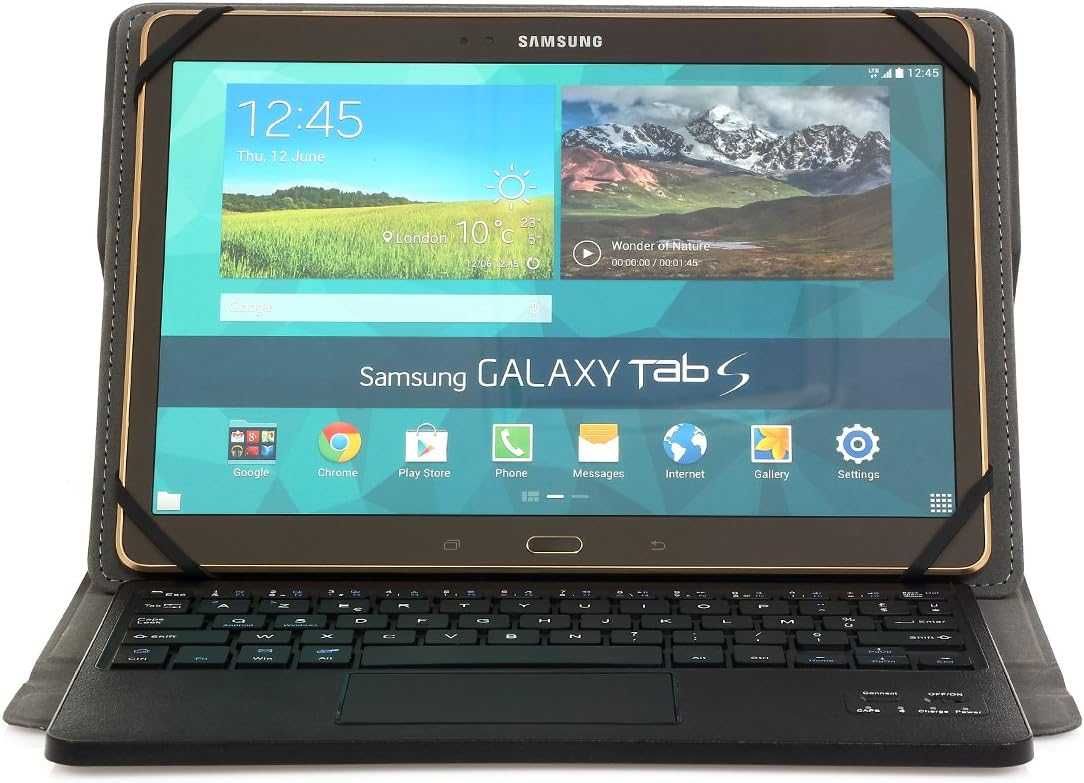 Zestaw etui tabletu 9-10,6" z klawiaturą Windows/Android AZERTY