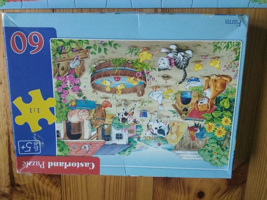 Puzzle Zwierzęta wiejskie Farm 5+ Castorland 60 elementów