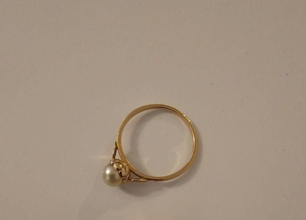 Złoty pierscionek proba 585