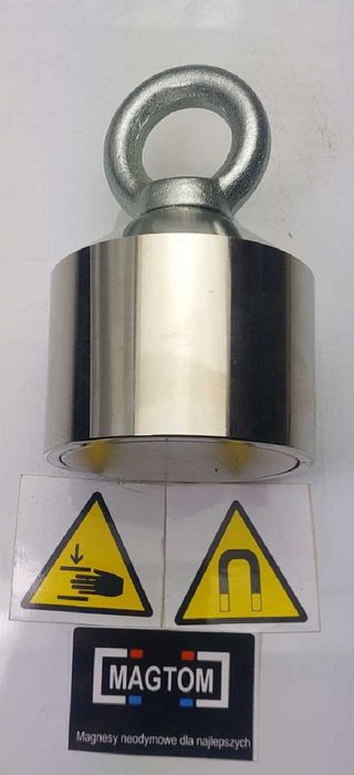 Magnesy neodymowe do poszukiwań mocowanie górne 4x260Kg 1000KG