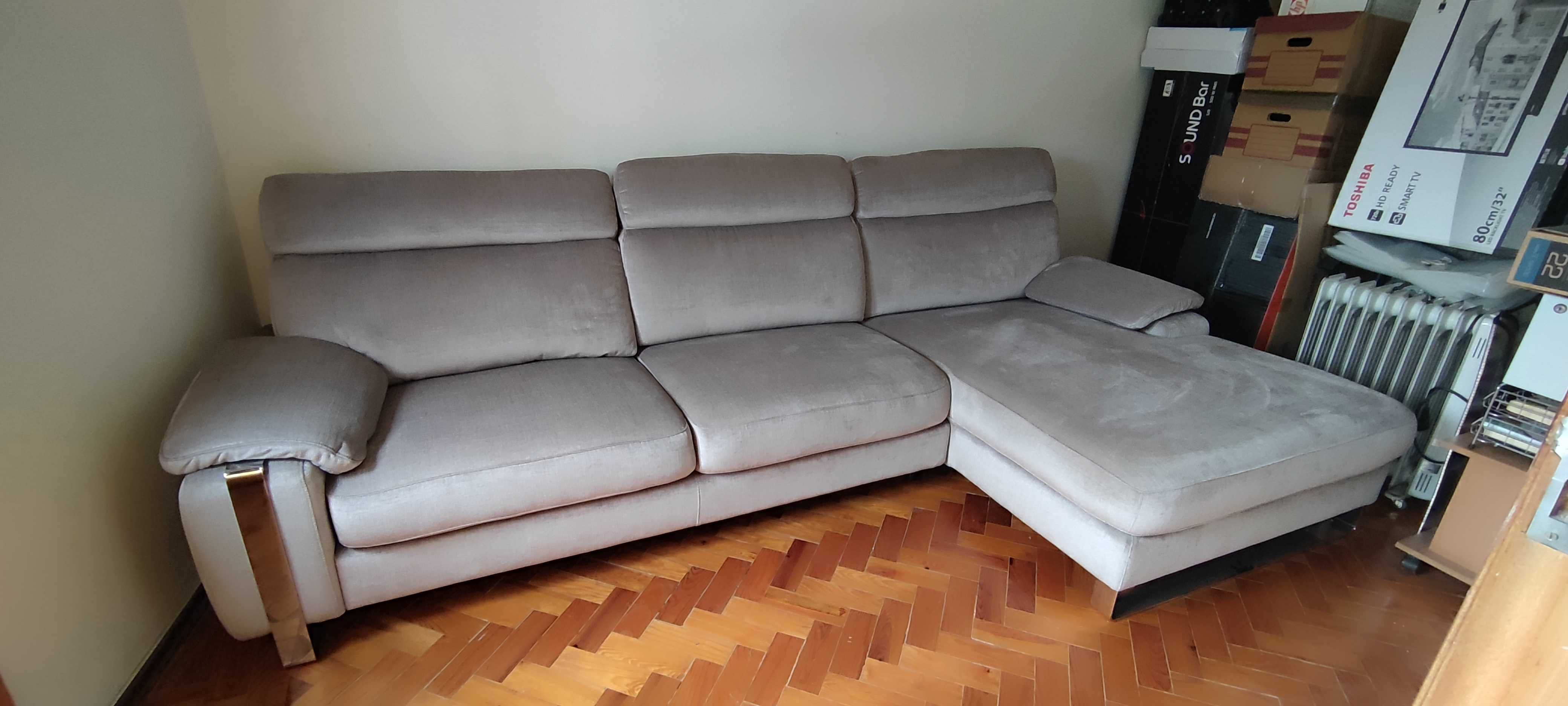 Sofá Chaise Longue como novo