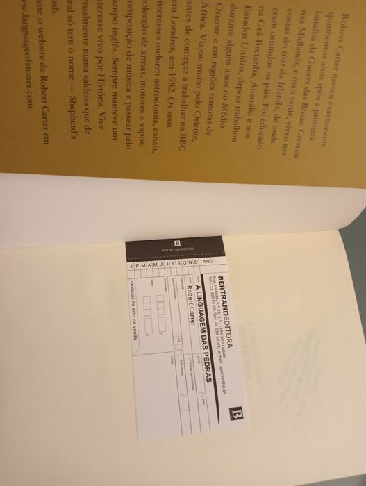 A Linguagem das Pedras	Autor: Robert Carter	Novo!