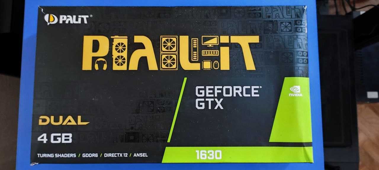 Відеокарта GeForce GTX 1630 Dual 4096MB GDDR6, не була в користуванні