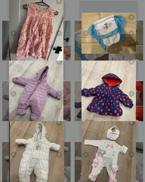 odzież dla dzieci od 0-158 cm do dalszej odsprzedaży około 140 sztuk