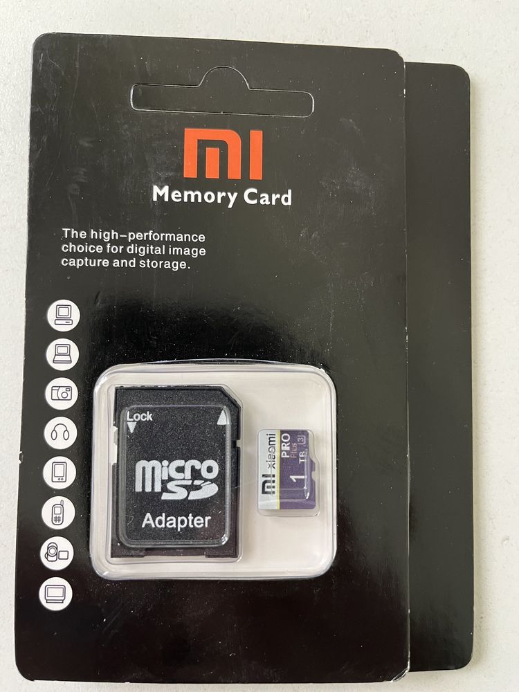 Карта пам’яті Xiaomi 1 tb,  micro sd