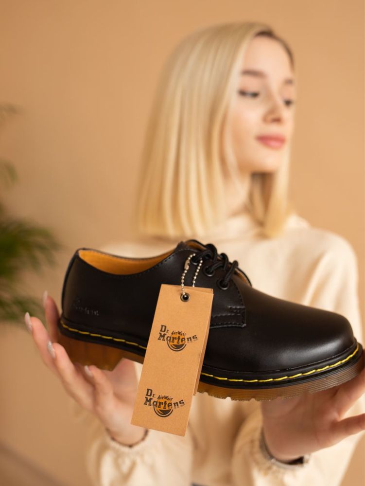 Женские туфли Dr.Martens 1461 черные