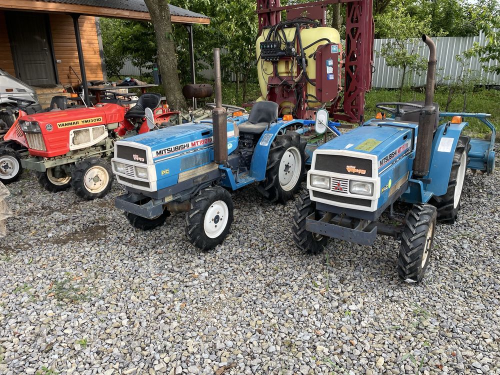 Японський мінітрактор Mitsubishi MT1601d 4х4 Фреза Трактор Міцубісі 16