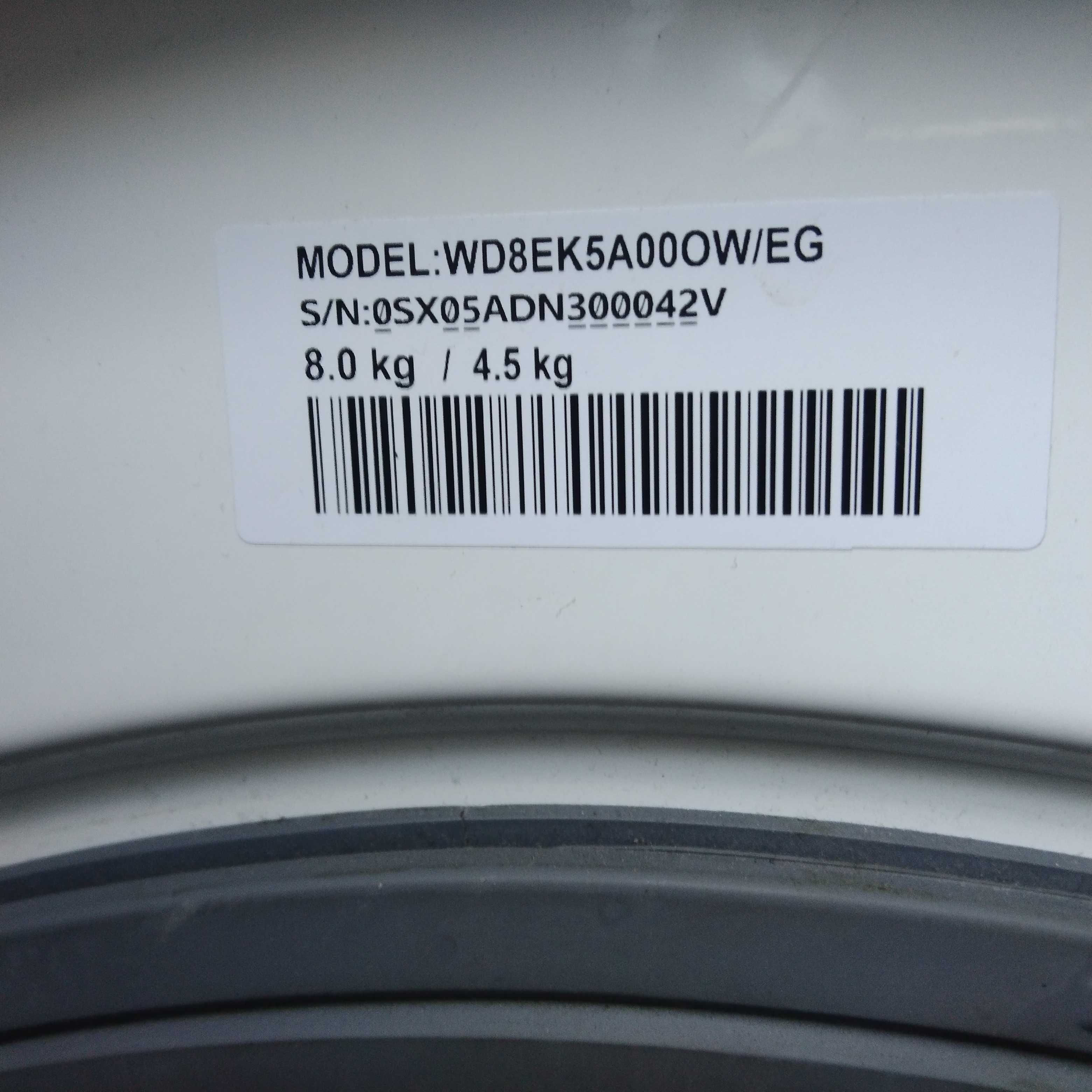 WYPRZEDAŻ WYPROWADZKOWA Pralko-suszarka Samsung z dodatkową wrzutnią