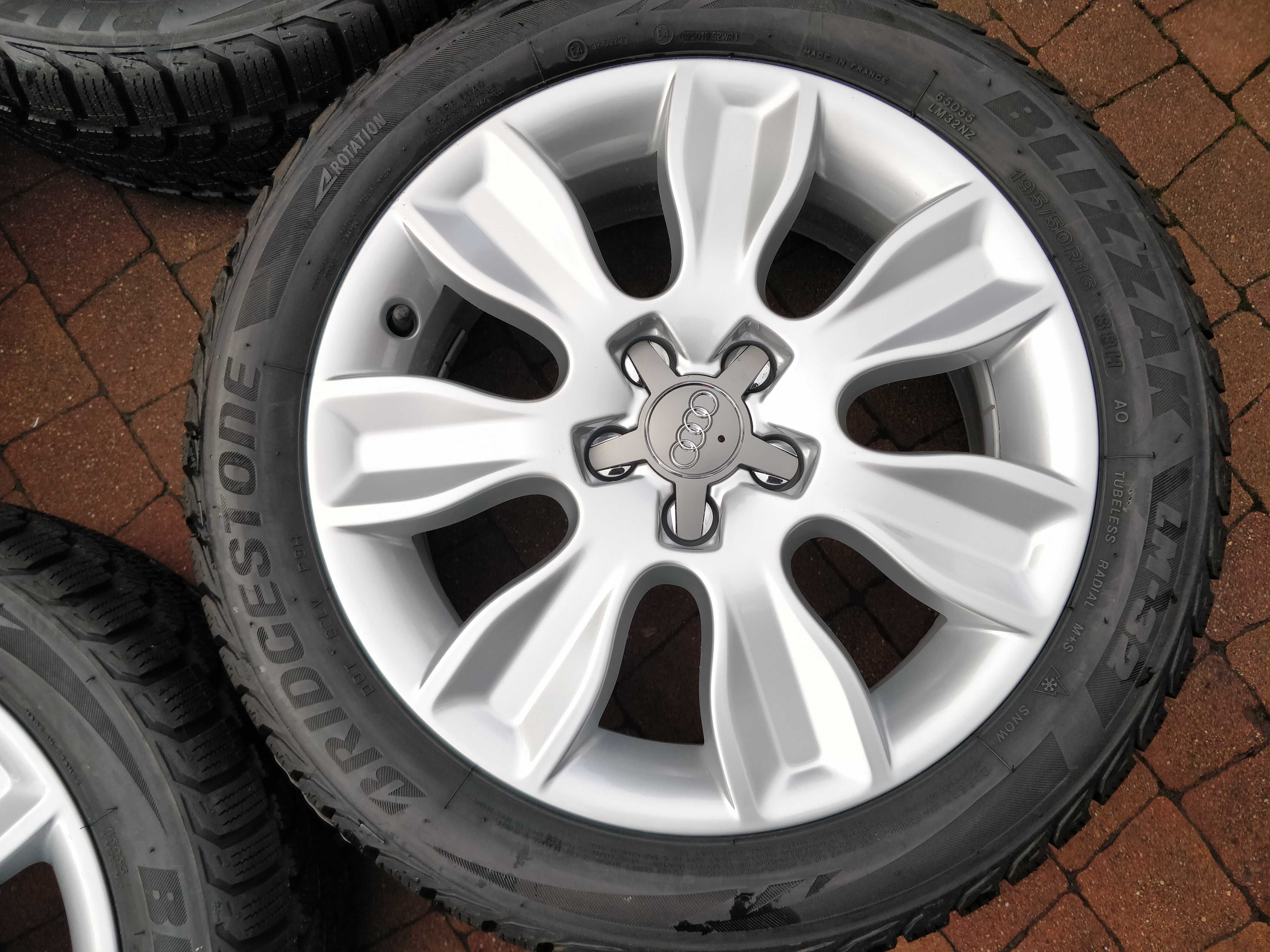 3265. Alufelgi 16" Audi A1 8X0 oryginalne jak nowe 5x100 6J ET30