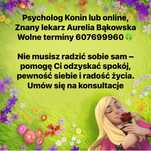 Psycholog Konin stachonarnie lub online