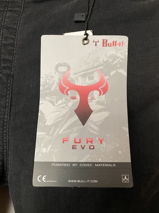 Мотоджинси bull-it ladies fury evo black skinny