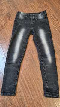 Leginsy jeansowe
