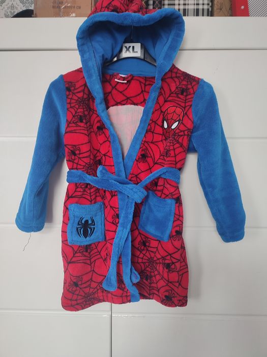 Szlafrok Spiderman rozmiar 104-110