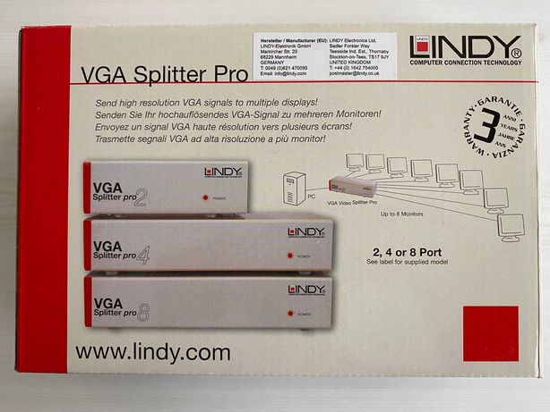 Splitter VGA Lindy Novo