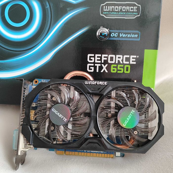 Відеокарта Gigabyte GeForce GTX650 1gb