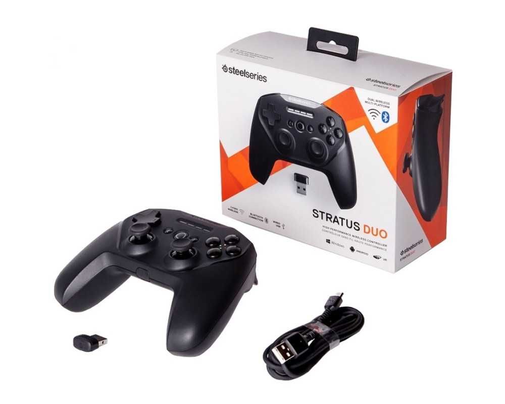 Бездротовий геймпад SteelSeries Stratus Duo Black (69075) джойстик