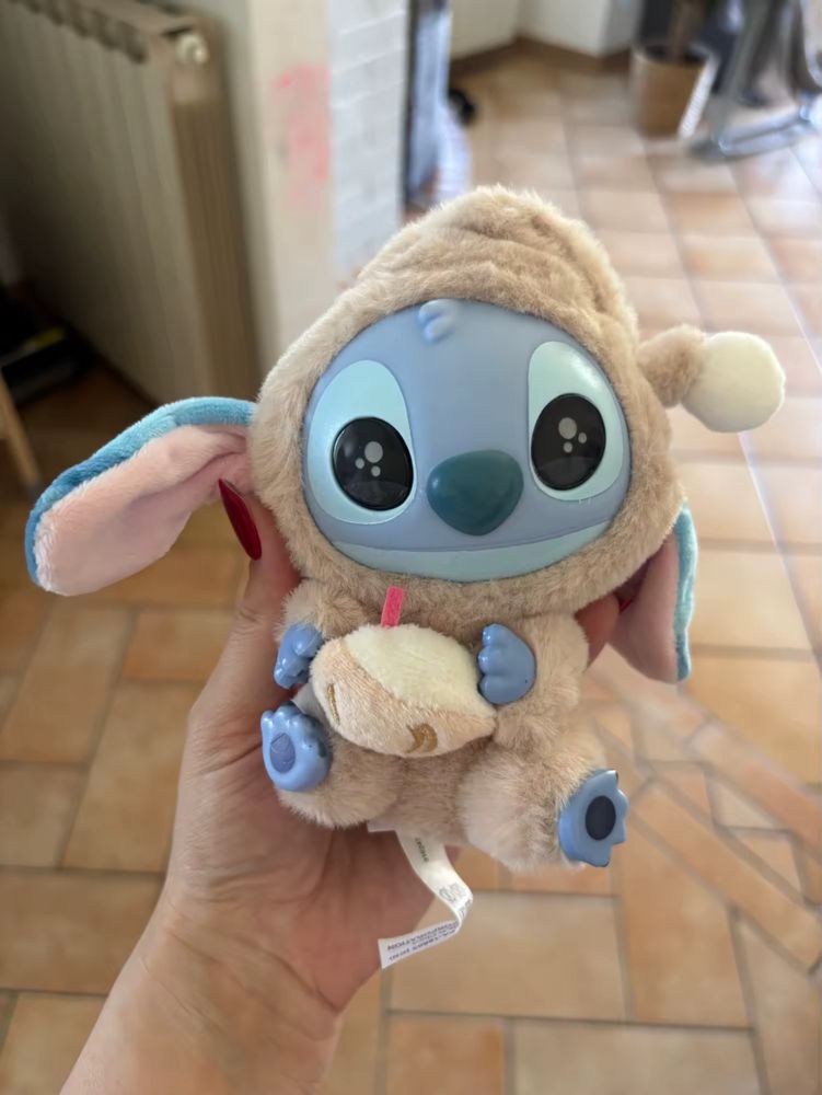 Стіч  Stich сюрприз, мʼяка іграшка брелок Стіч Лабубу Labubu, Miniso