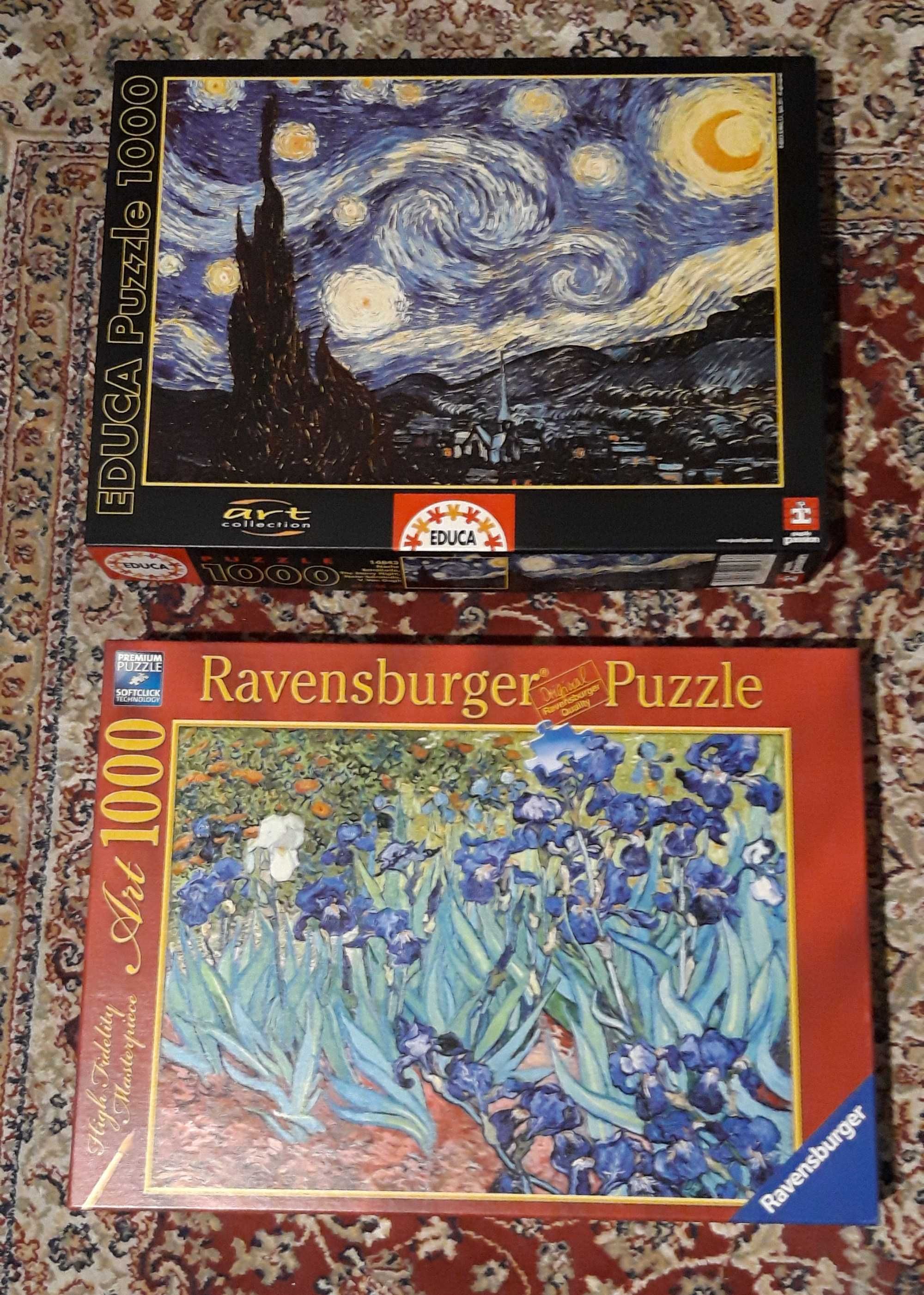 Puzzle Educa, Clementoni e Ravensburger, temas Vincent VAN GOGH.