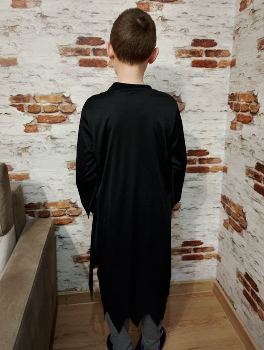 Strój przebranie peleryna ducha, upiora dla dziecka