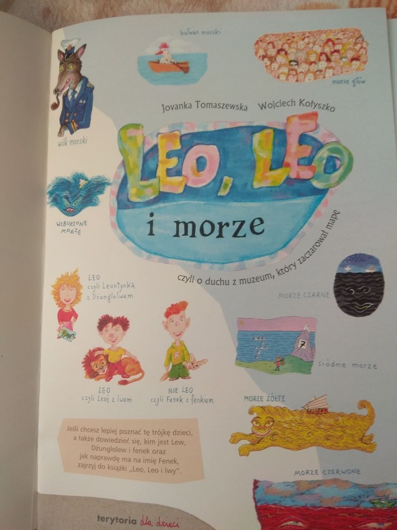 Książka Leo, Leo i morze.