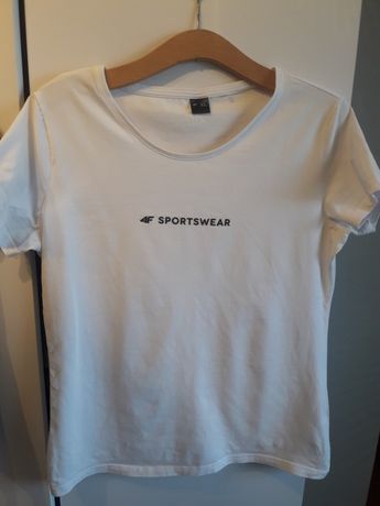 Biała bluzka- koszulka firmy 4F