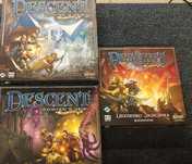 Descent 2ed PL + Cień nerekhall pl+ legowisko jaszczura pl