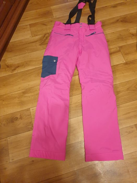 Spodnie różowe na narty