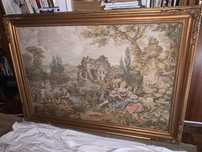 Quadro tapeçaria Gobelin