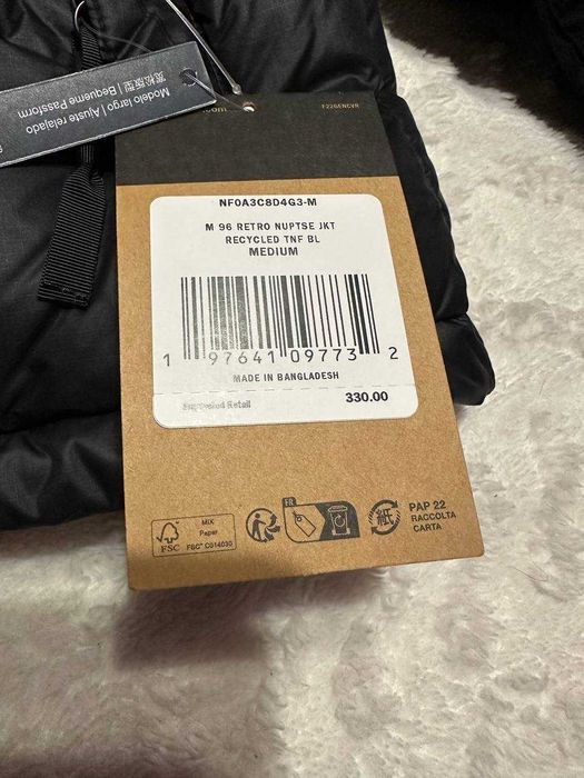 Пуховик The North Face 1996 Retro Nuptse Jacket Оригінал — Розмір M