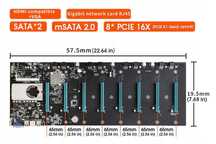 Płyta główna BTC-S37 do koparki, mining 8xPCIE