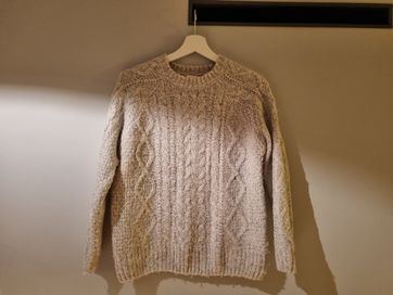Sweter XS Sinsay swetr sweterek pleciony bluzka