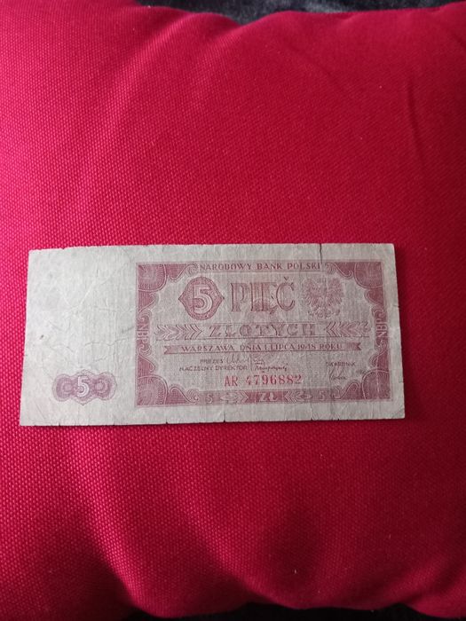 Banknot 1948r nominał 5zł