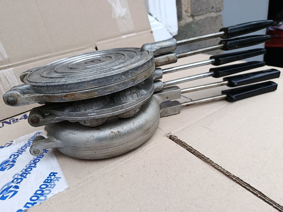 Техника для кухни советская вафельница  форма для печенья коржи СССР