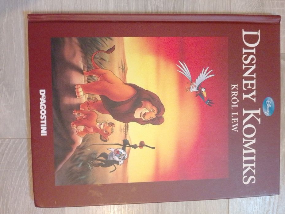 Książka Disney komiks "Król lew"