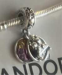 Pandora charms, Miki, Love, Disney, srebro