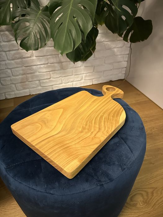 Deska dębowa do krojenia i serwowania serów lub przystawek na prezent